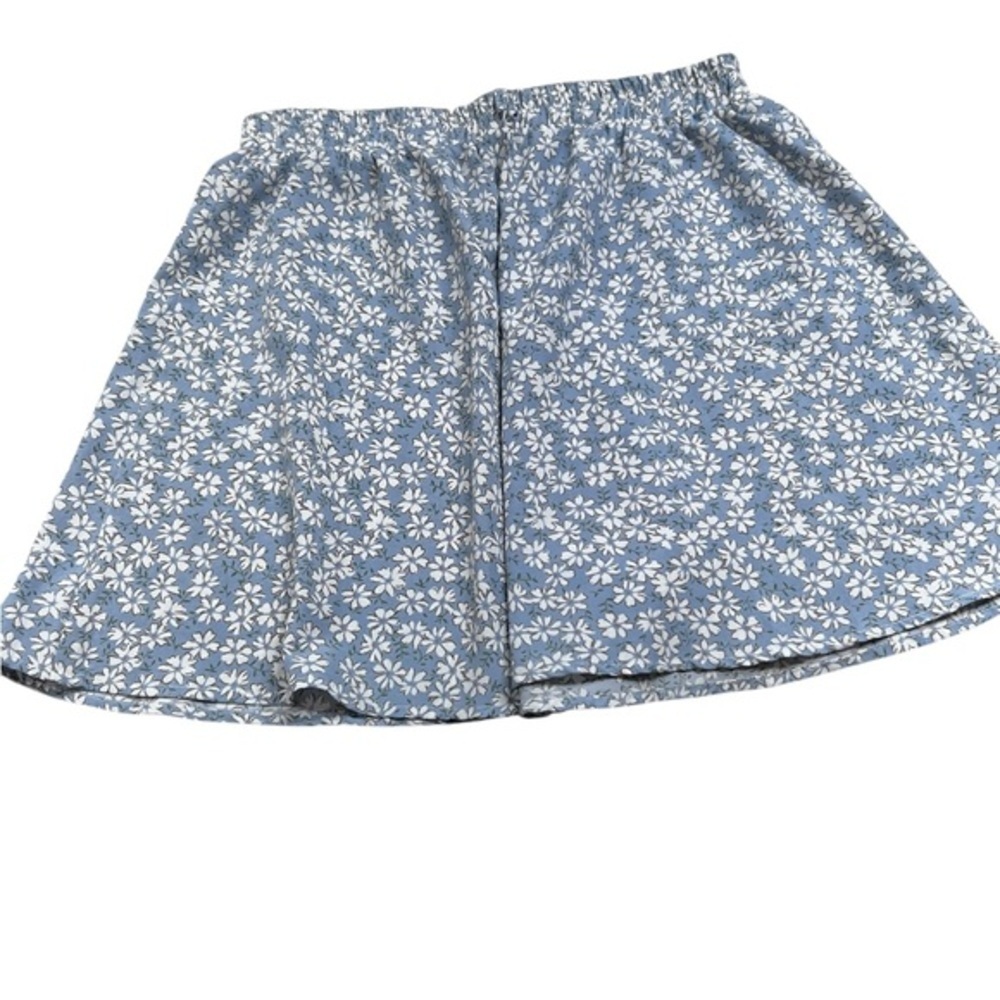 Floral Blue and White Skirt